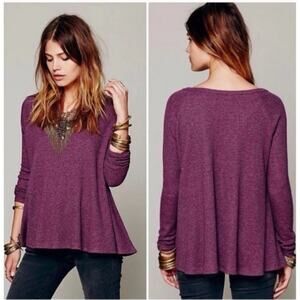 Free People We The Free Thermal Swing Top in Plum